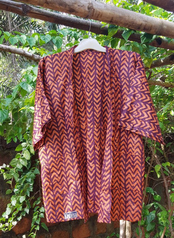 Le Kimono chevrons oranges – Image 2