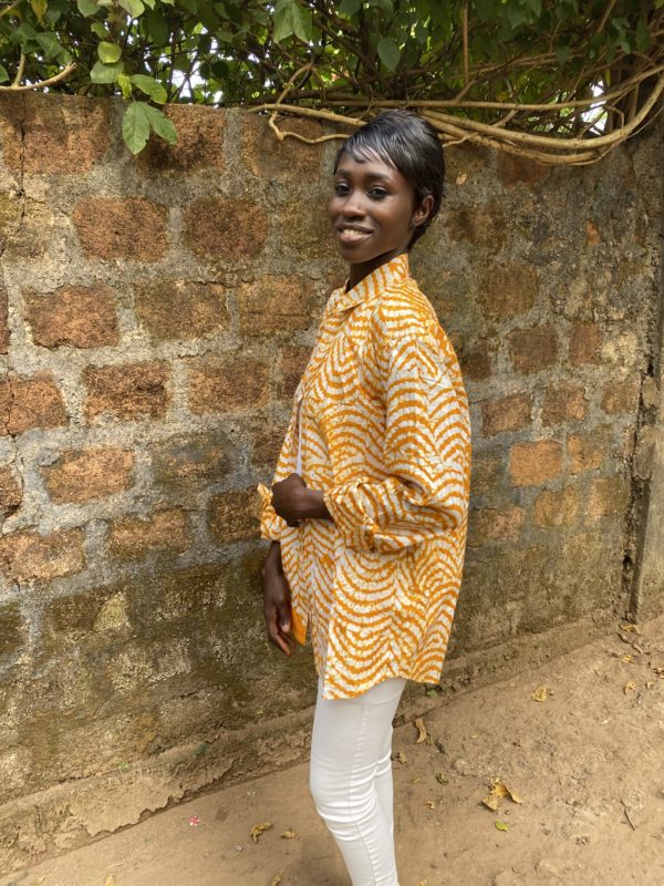 La chemise kendély jaune – Image 4