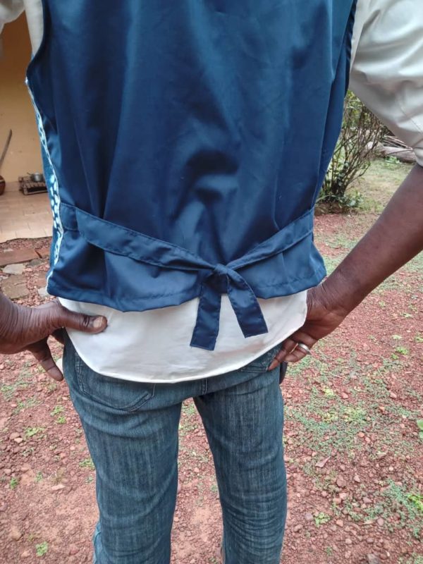 Le gilet sans manche indigo – Image 3