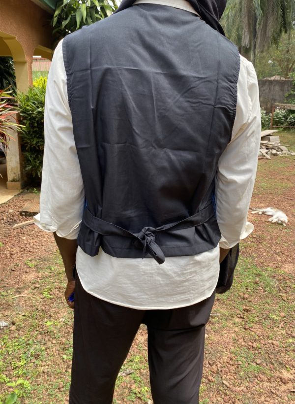Le gilet sans manche motti bleu – Image 3