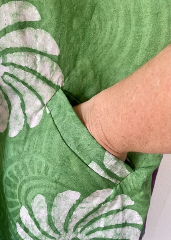 La robe tunique vert ventilo – Image 5