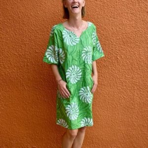 La robe tunique vert ventilo