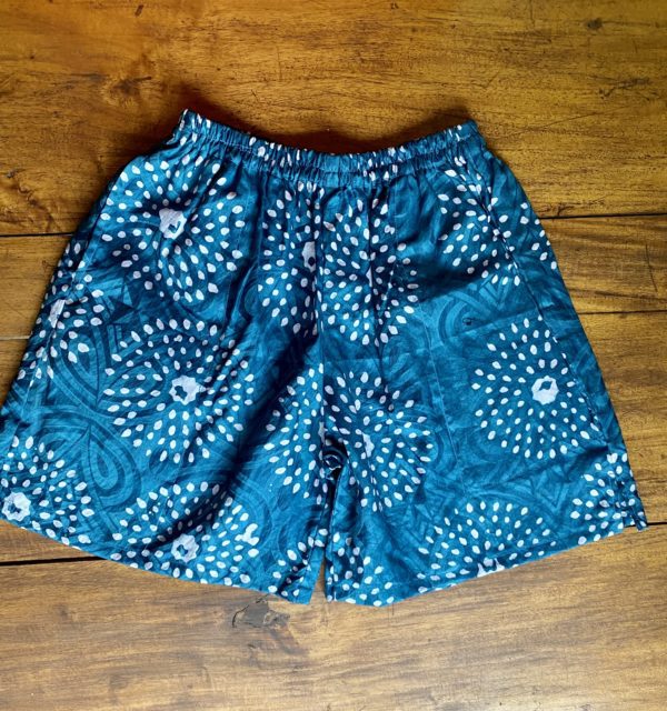 Le Kimono fleur de riz bleu et son short – Image 3