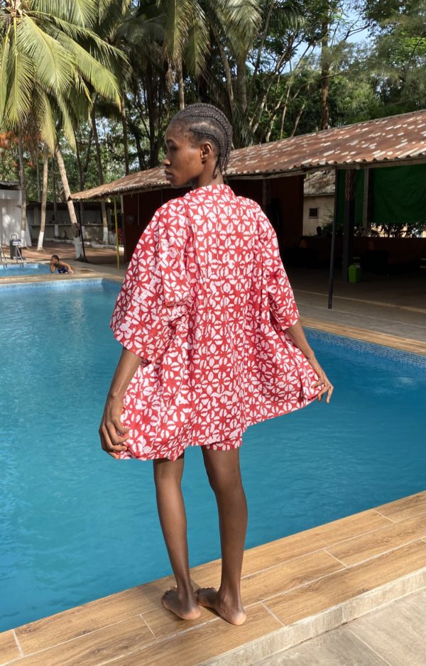 Le Kimono cauris rouges et son short – Image 3